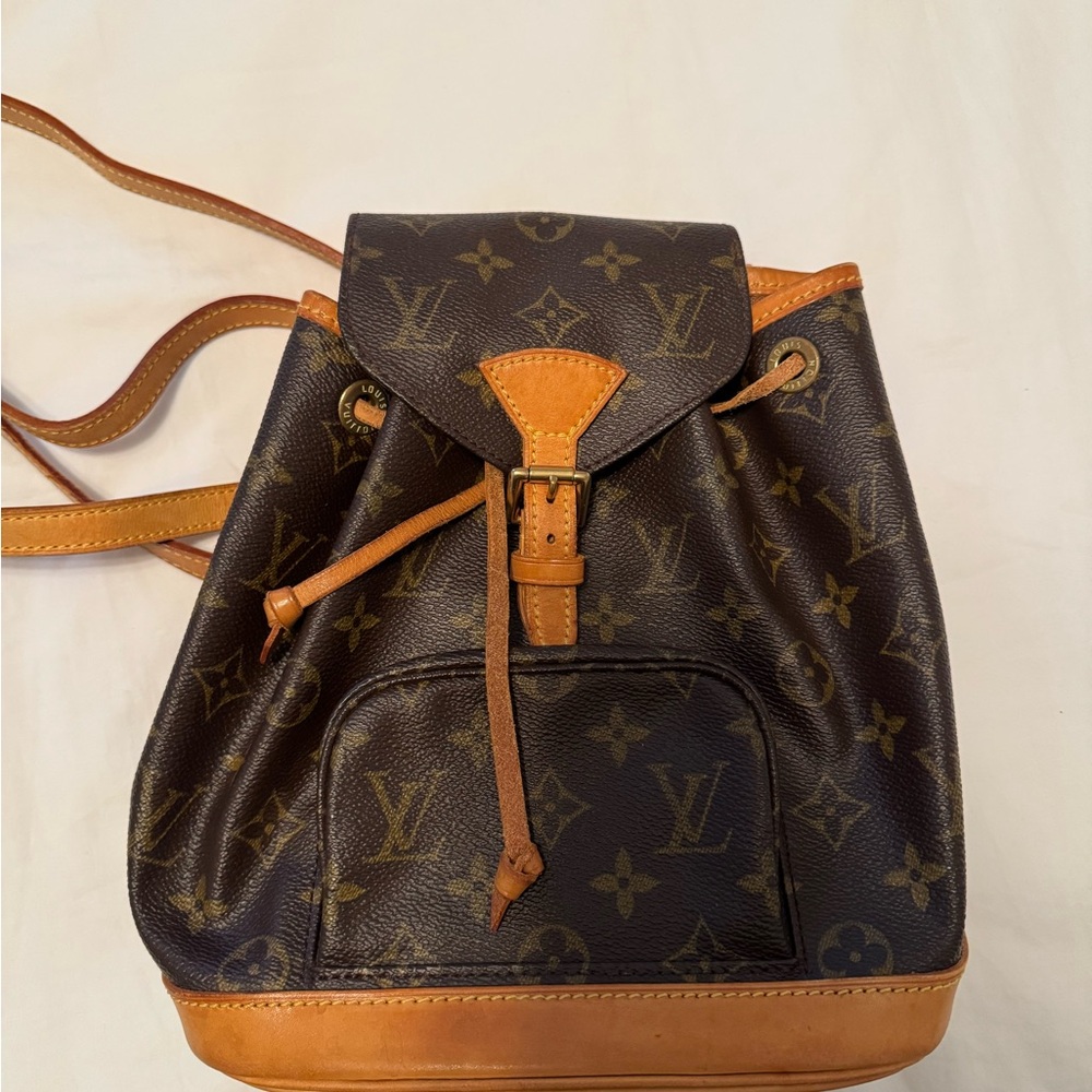 Louis Vuitton Brown and Tan Monogram Backpack - Picture 16 of 16